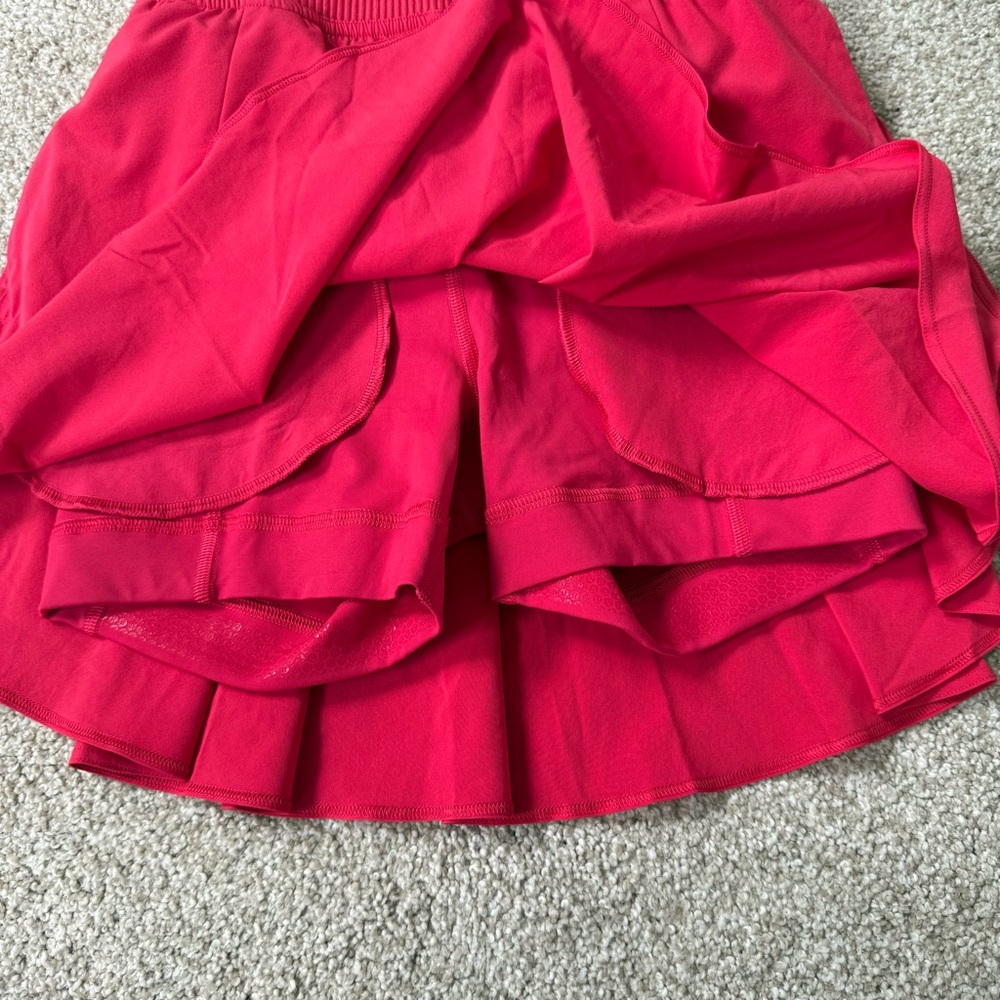 Lululemon Narrow Waistband Tennis Skirt in Cherry Mist Size 2 - NWOT - Picture 10 of 12